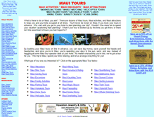 Tablet Screenshot of maui-tours.com